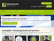 Tablet Screenshot of inkoopgilde.nl